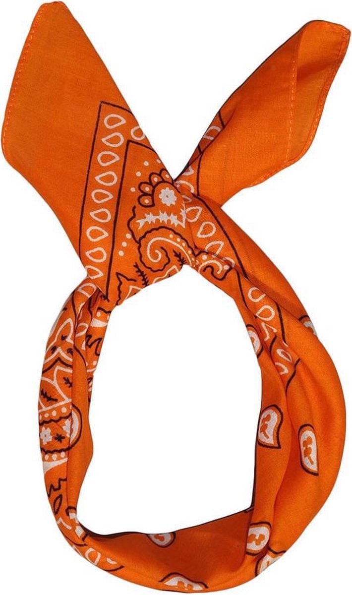 Vintage bandana zakdoek Oranje