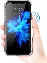 Schokbestendig TPU telefoonhoesje voor iPhone X / iPhone 10 Met Versterkte Rand (Shockproof) - Transparant