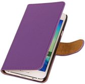 Paars HTC Desire Eye Hoesjes Book/Wallet Case/Cover