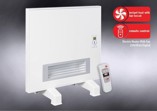 Dicteren Komst helemaal Vigo elektrische verwarming met ventilator 2500 watt | bol.com