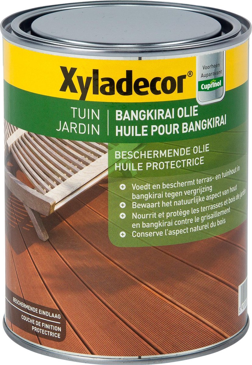 Uitverkoop Xyladecor Bangkirai Olie - Mat - Naturel - 1L