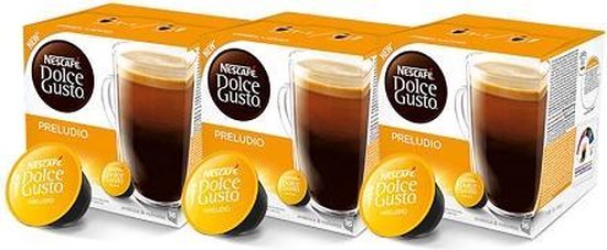 Dolce Gusto Nescafe Preludio Morning Blend - 3 x 16 stuks | bol.com