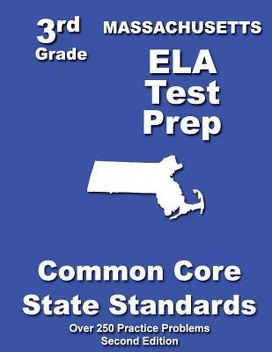Massachusetts 3rd Grade Ela Test Prep - cover