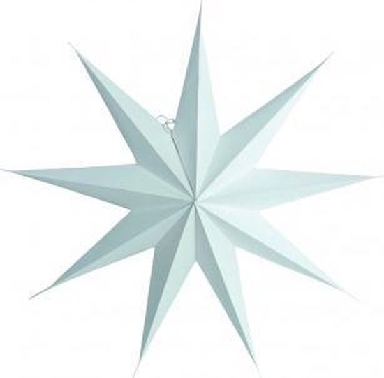 Papieren ster van Housedoctor 9 punt 87 cm wit