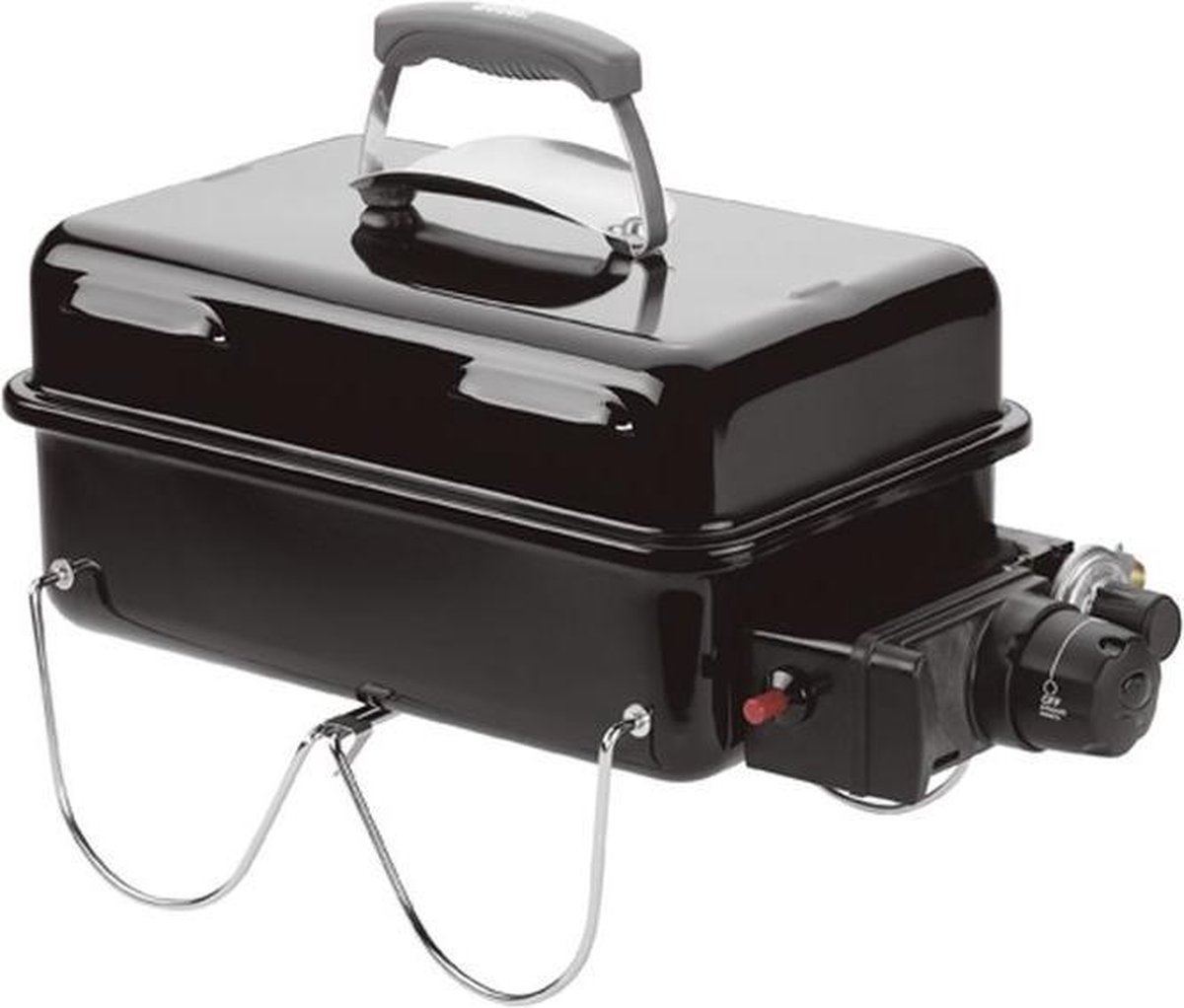 Weber Go-Anywhere Gas Barbecue - 41x26 cm - Roestvrijstalen branders - Gasregelkop - Incl. deksel – foto 6