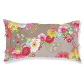 PiP Studio Swinging Flowers - Sierkussen - 35x60 cm - Khaki