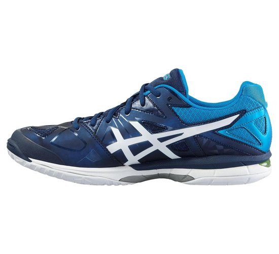Asics Gel-Tactic Indoorschoenen Heren Sportschoenen - Maat 42 - Mannen -  blauw/wit | bol.com