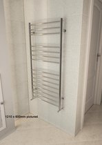 Eastbrook Violla RVS handdoekradiator 1630 x 600 gepolijst
