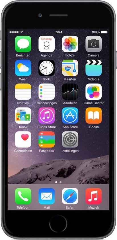 doorgaan met Heel Overredend Apple iPhone 6 - 128GB - Zwart - Refurbished | bol.com