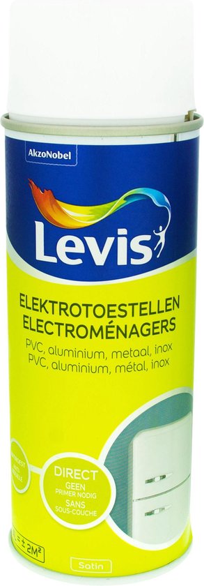Levis Opfrisverf - Elektrotoestellen Verf - White Touch - 0.4 L
