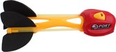 Johntoy Trek- En Werppijl Met Fluit 23 Cm Geel/rood