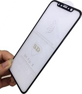 Full Front Tempered Glass Protector geschikt voor apple iPhone X | 3D volledige Glazen Tempered Screenprotector Gorilla Glass voor iPhone X 10 | Kleur Zwart