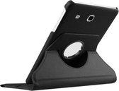 geschikt voor Samsung galaxy tab E 9,6 hoesje 360� draaibare case zwart