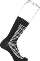 Bonnie Doon - Heren - Piano Sock - Zwart - maat 0-3 maanden (2 paar)