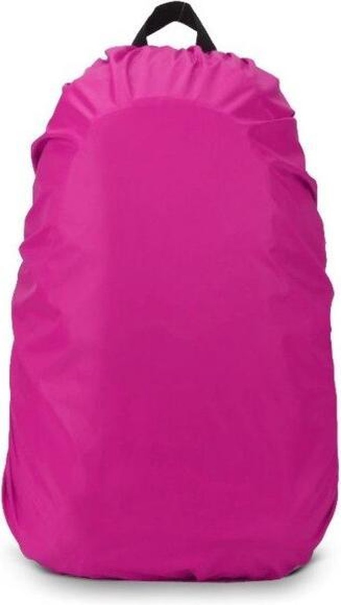 KELERINO. Regenhoes - Rugzak Cover - Travelbag - 35 Liter - Magenta