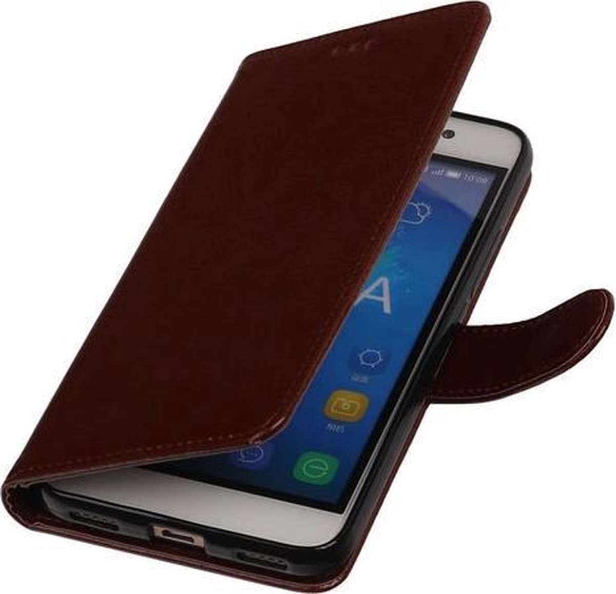Bruin Smartphone TPU Booktype Sony Xperia Z5 Compact Wallet Cover Hoesje