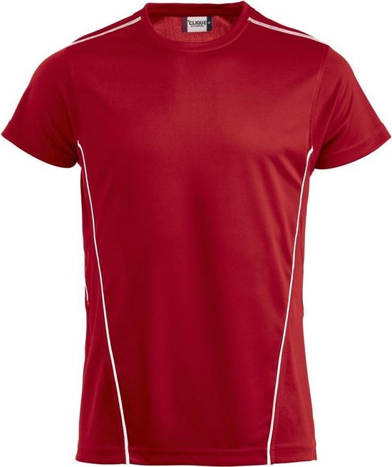 Clique Ice Sport T Rood/Wit