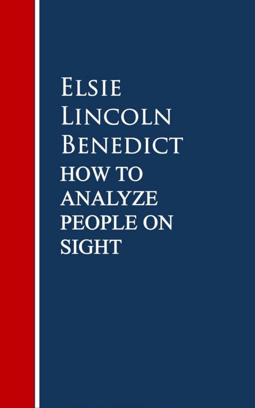 How to Analyze People on Sight - cover