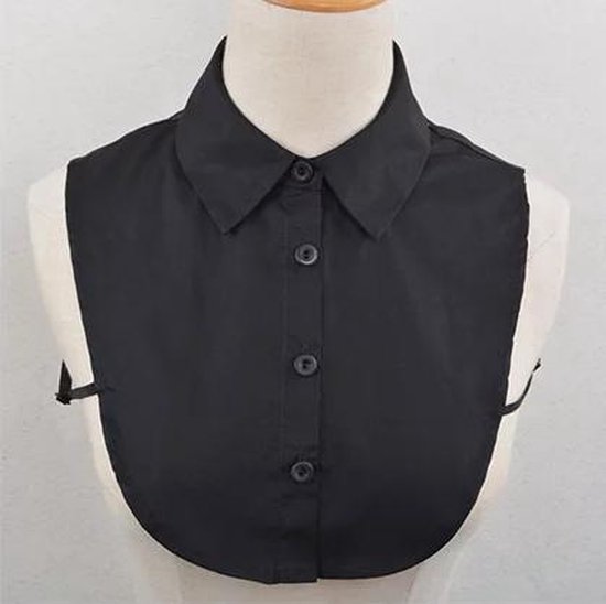 Blouse Collar Ladies Zwart & Wit Collar Discount Package 2 pièces