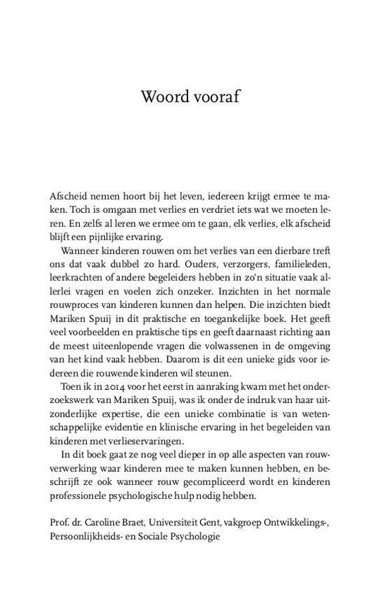Rouw bij kinderen en jongeren
