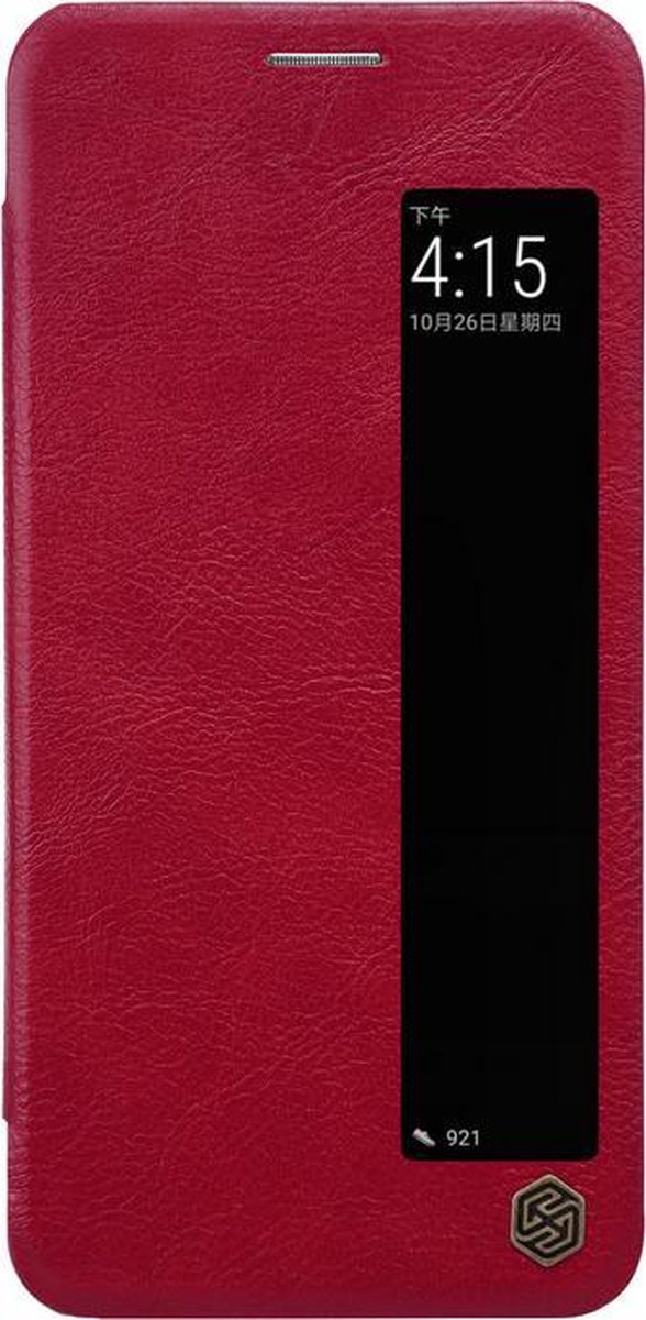 Nillkin Qin View Hoesje Book Case voor Huawei P20 - Rood