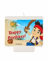 Verjaardag kaars van Jake en de piraten™ - Feestdecoratievoorwerp
