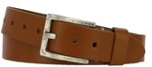 Leren Riem - Cognac - 4 cm Breed - Maat 95 (totale lengte 110) - Met Nikkelvrije gesp