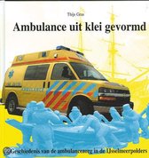 Ambulance uit klei gevormd