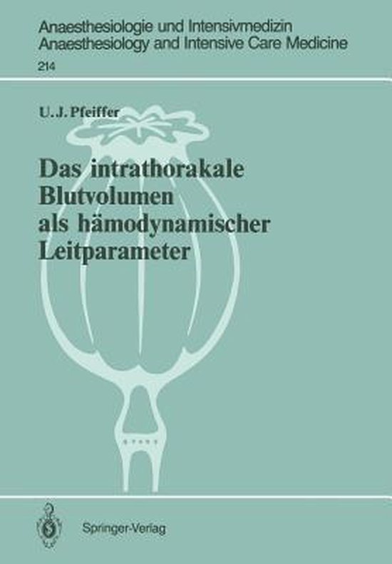 Das Intrathorakale Blutvolumen ALS Hamodynamischer Leitparam ... - cover