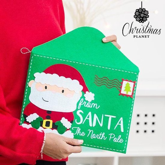 Enveloppe de Noël Christmas Planet Santa Claus