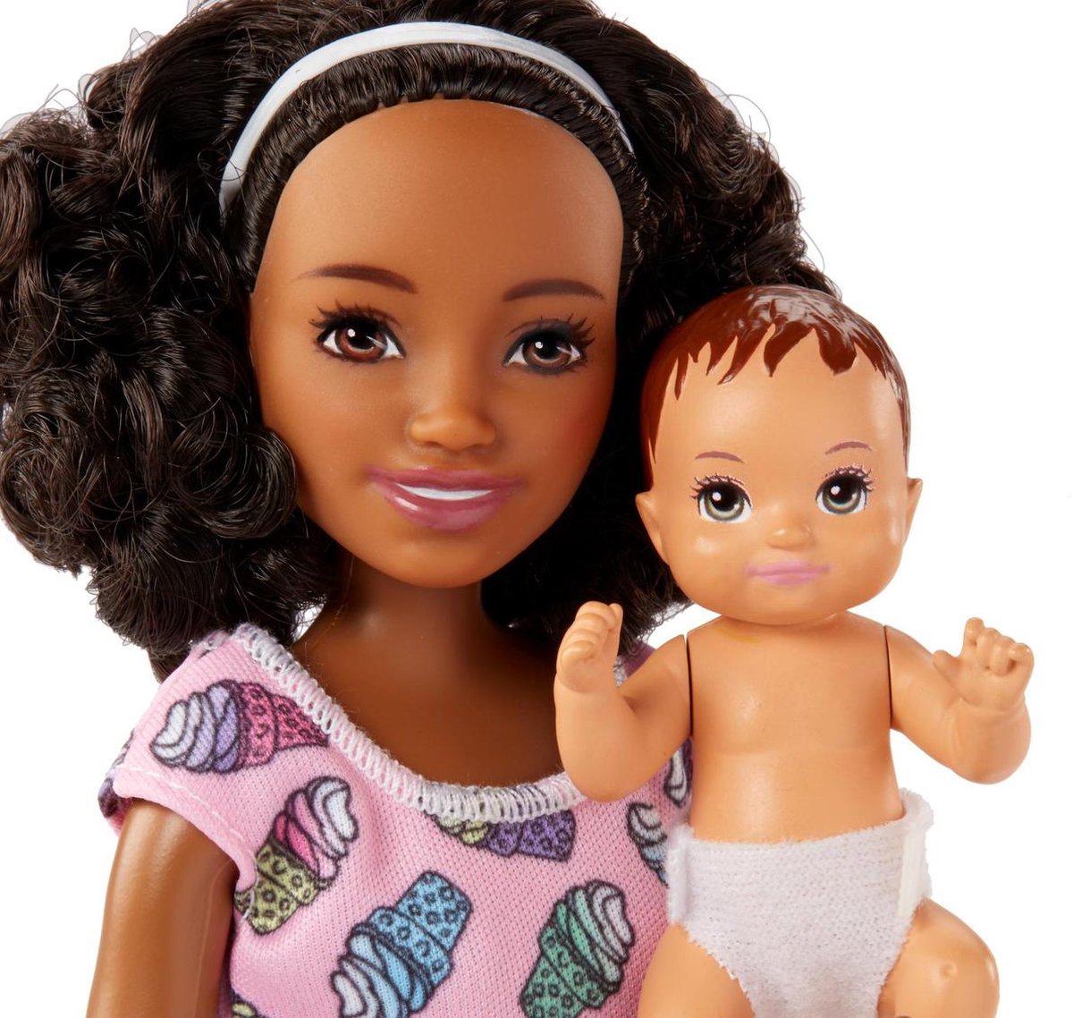Zee Verwant Een effectief Barbie Babysitter met Kinderstoel Set | bol.com