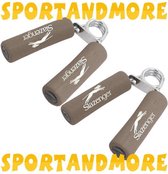 Slazenger - Set Handknijpers - Handknijper - 3 veren - Extra sterk - greeplengte ca. 8cm - licht grijs