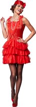 dressforfun - Vrouwenkostuum Savoy S - verkleedkleding kostuum halloween verkleden feestkleding carnavalskleding carnaval feestkledij partykleding - 301590