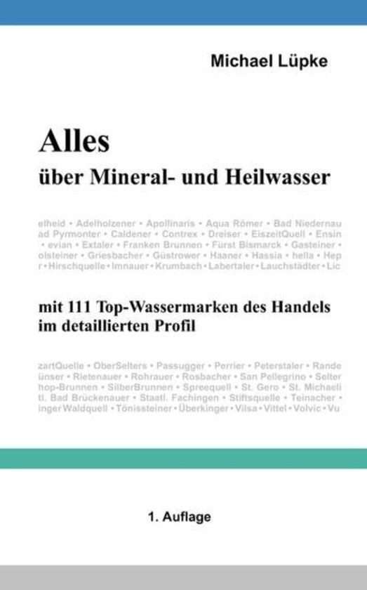 Alles über Mineral- und Heilwasser - cover