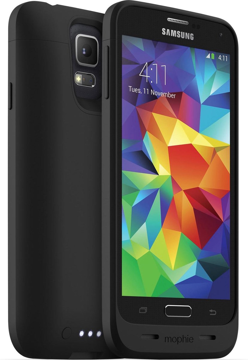 Mophie juice pack - Galaxy S5 Hoes - Zwart