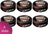 Black & Red Ultra Strong Haar Wax 6 Verpakking - Kokosnoot