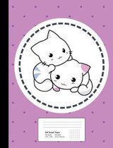 Cute Kitten Cat Anime Manga Graph Paper Composition Book