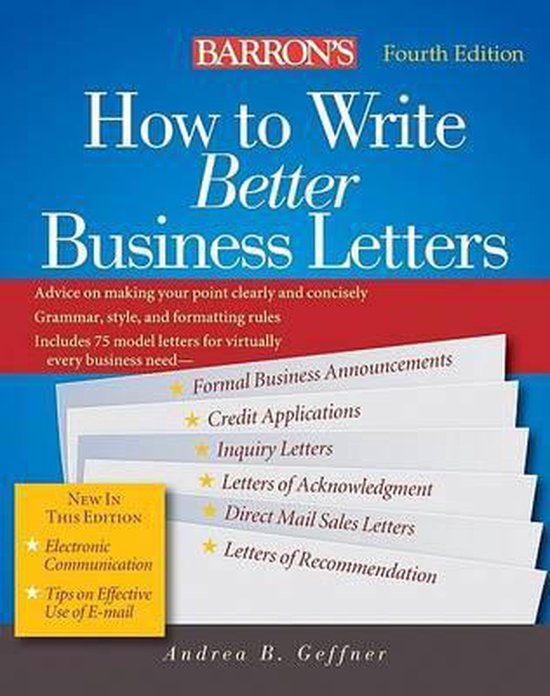 How to Write Better Business Letters - cover