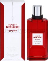Guerlain Habit Rouge Sport 100 ml - Eau De Toilette Spray Men