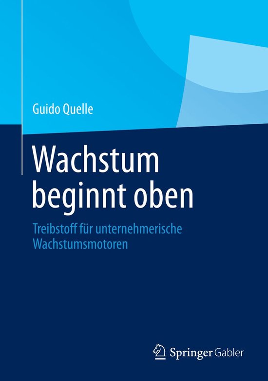 Wachstum beginnt oben - cover
