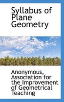 Syllabus of Plane Geometry