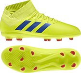adidas - NEMEZIZ 18.3 FG J - Voetbalschoenen - Kinderen - Geel/Blauw - CM8505 - Maat 36