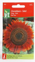 Zonnebloem 'Red Sun' Zaden - Dieprode Bloemen voor een Dramatisch Tuineffect