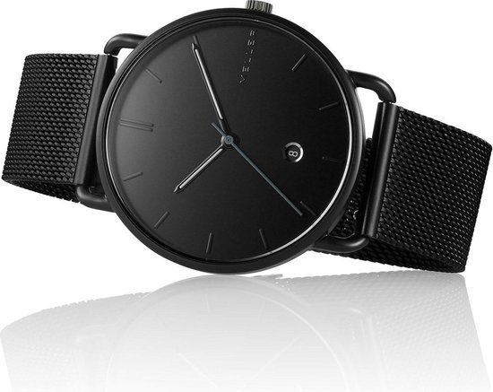 Meller denka all black 3N-2BLACK Unisex Quartz horloge