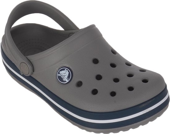 Ongeschikt opstelling Offer Crocs Crocband Slippers - Maat 19/20 - Unisex - grijs/blauw/wit | bol.com