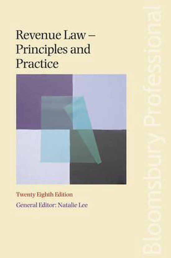 Revenue Law Principles And Practice - cover