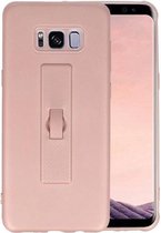 Carbon series hoesje - Backcover Geschikt voor Galaxy S8 Plus Roze