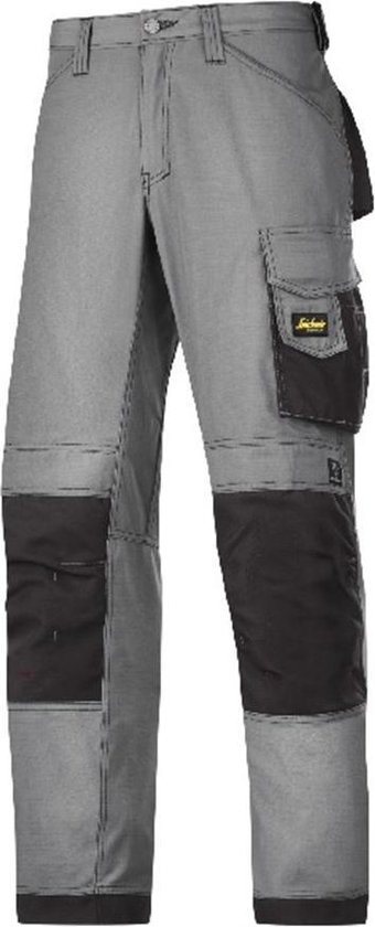 Snickers werkbroek Rip-Stop - 3313-1804 - grijs/zwart - maat 60