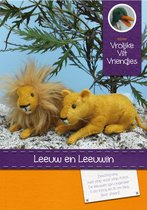 DIY wolvilt pakket: Leeuw en leeuwin