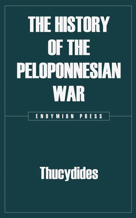 The History of the Peloponnesian War - cover